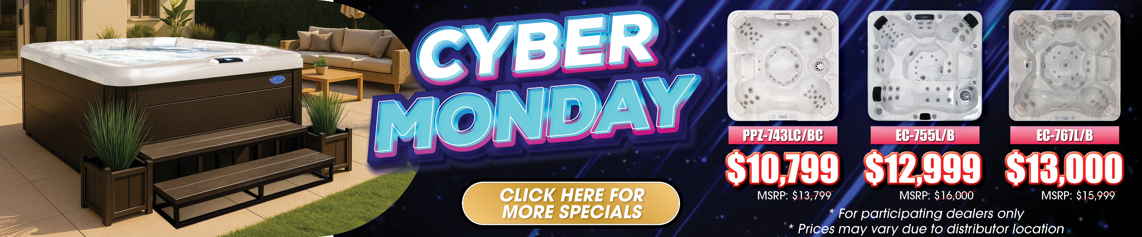 Calspas hot tub being used in a family setting - Marina Del Rey