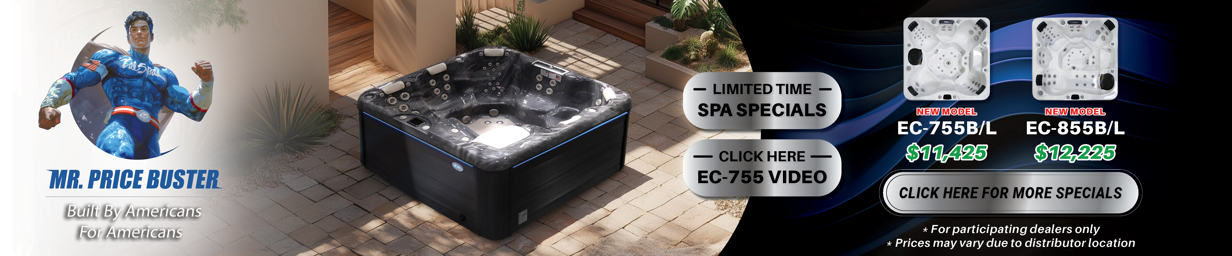 Calspas hot tub being used in a family setting - Marina Del Rey